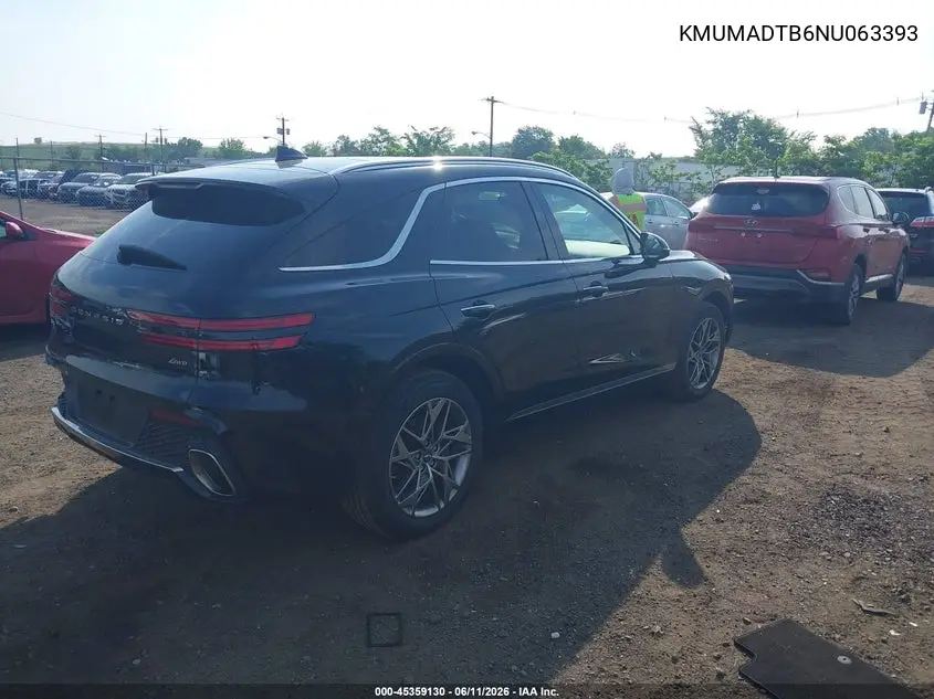 2022 Genesis Gv70 2.5T Awd VIN: KMUMADTB6NU063393 Lot: 45359130