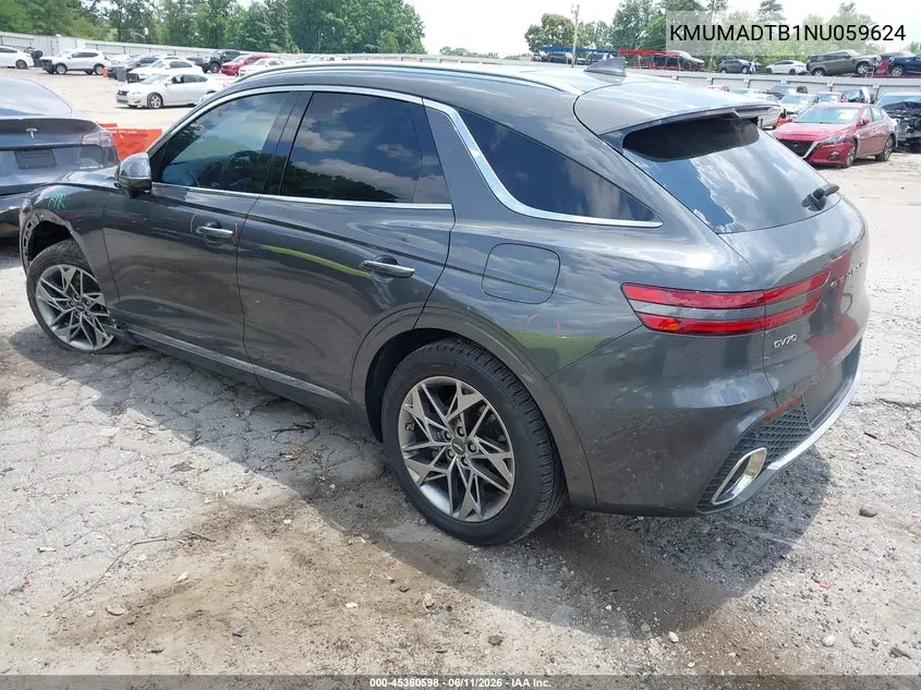2022 Genesis Gv70 2.5T Awd VIN: KMUMADTB1NU059624 Lot: 45360598
