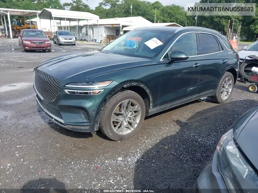 2022 Genesis Gv70 2.5T Awd VIN: KMUMADTB6NU058582 Lot: 45379661