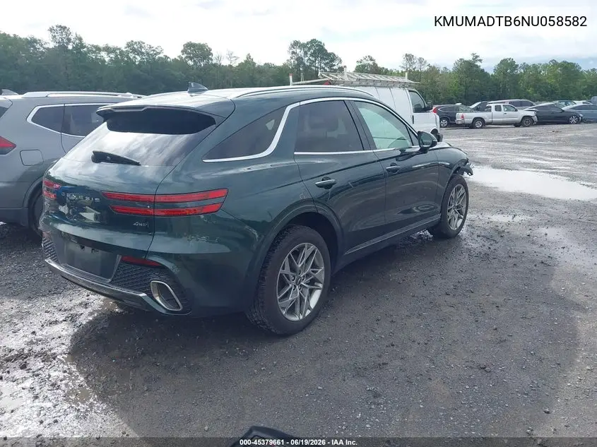 2022 Genesis Gv70 2.5T Awd VIN: KMUMADTB6NU058582 Lot: 45379661