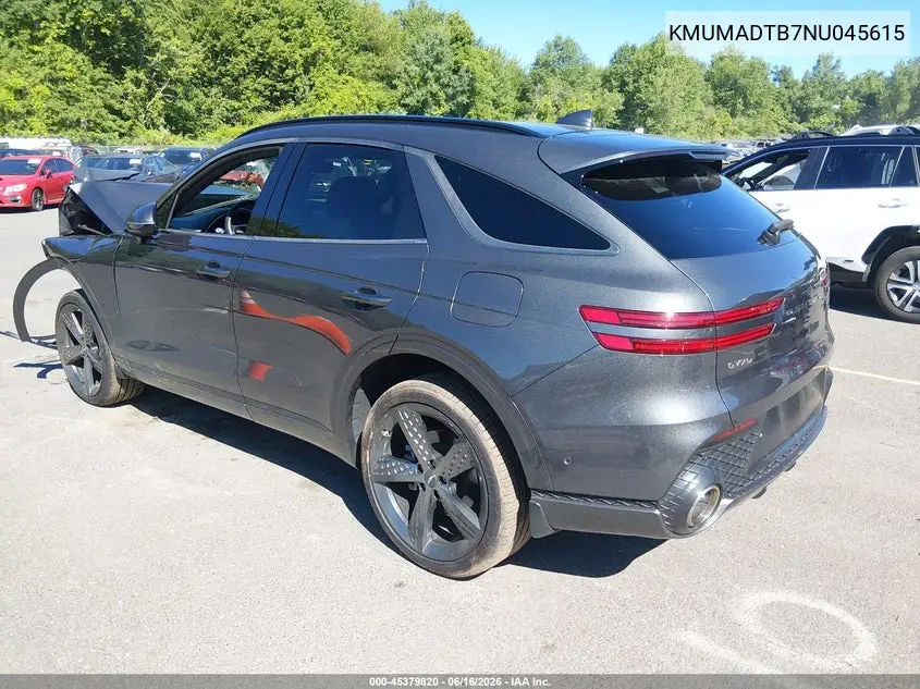 2022 Genesis Gv70 2.5T Awd VIN: KMUMADTB7NU045615 Lot: 45379820