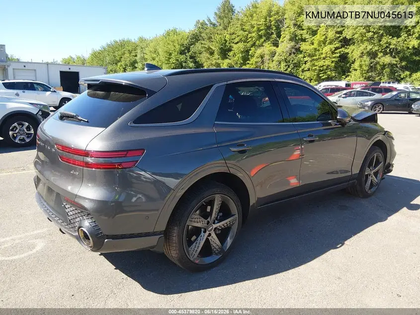 2022 Genesis Gv70 2.5T Awd VIN: KMUMADTB7NU045615 Lot: 45379820