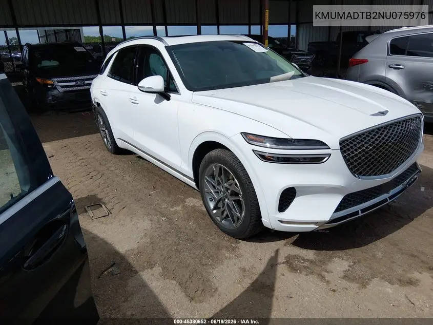 2022 Genesis Gv70 2.5T Awd VIN: KMUMADTB2NU075976 Lot: 45380652