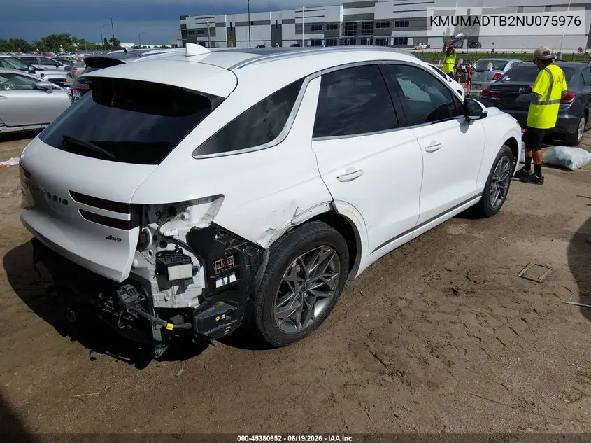 2022 Genesis Gv70 2.5T Awd VIN: KMUMADTB2NU075976 Lot: 45380652