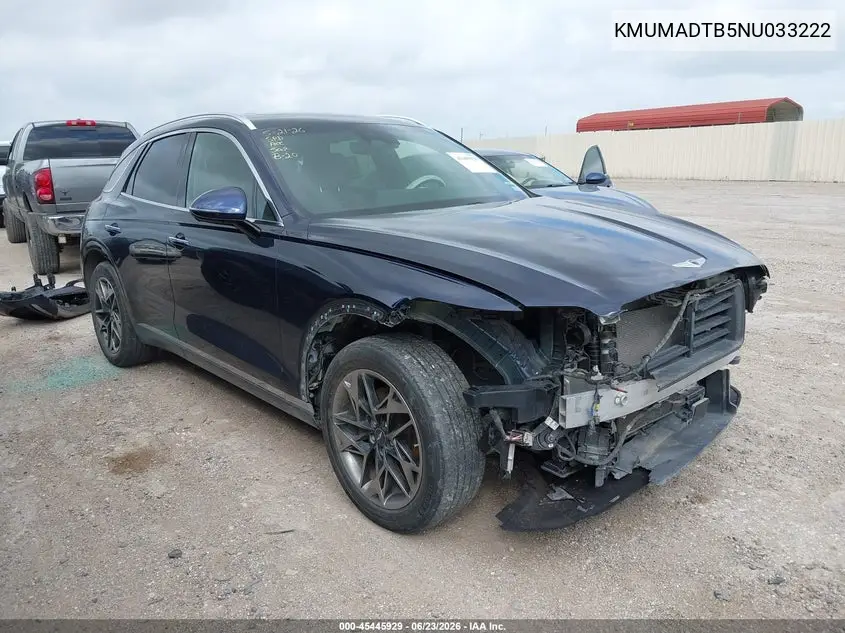 2022 Genesis Gv70 2.5T Awd VIN: KMUMADTB5NU033222 Lot: 45445929