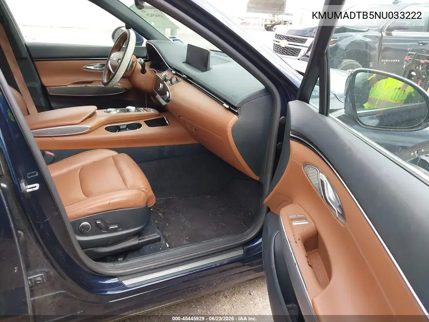 2022 Genesis Gv70 2.5T Awd VIN: KMUMADTB5NU033222 Lot: 45445929