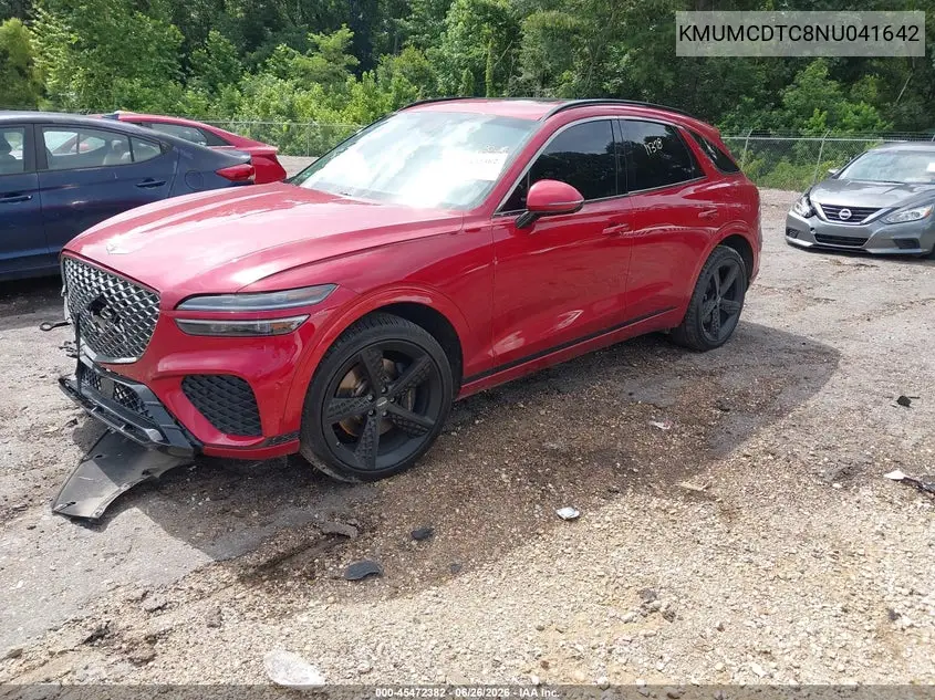 2022 Genesis Gv70 3.5T Awd Sport VIN: KMUMCDTC8NU041642 Lot: 45472382