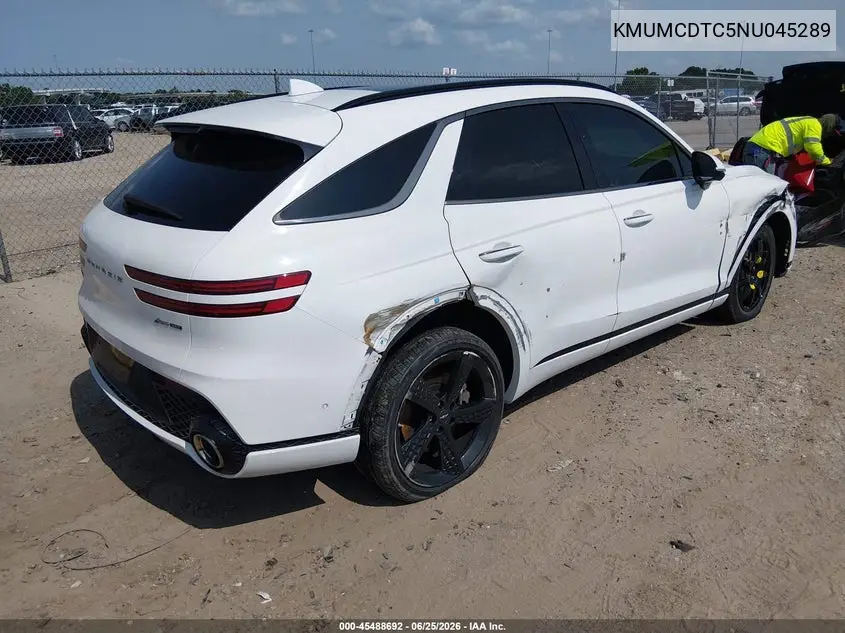 2022 Genesis Gv70 3.5T Awd Sport VIN: KMUMCDTC5NU045289 Lot: 45488692