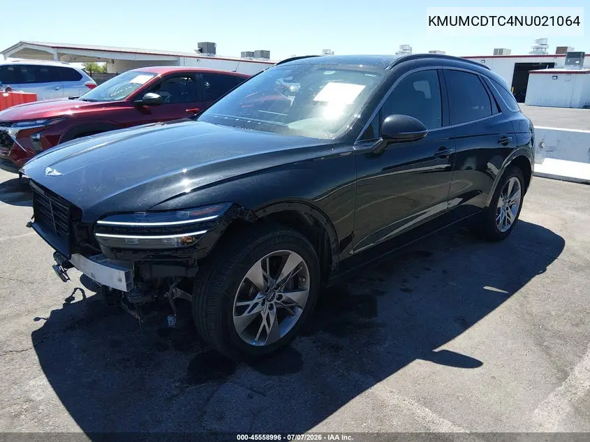 2022 Genesis Gv70 3.5T Awd Sport VIN: KMUMCDTC4NU021064 Lot: 45558996