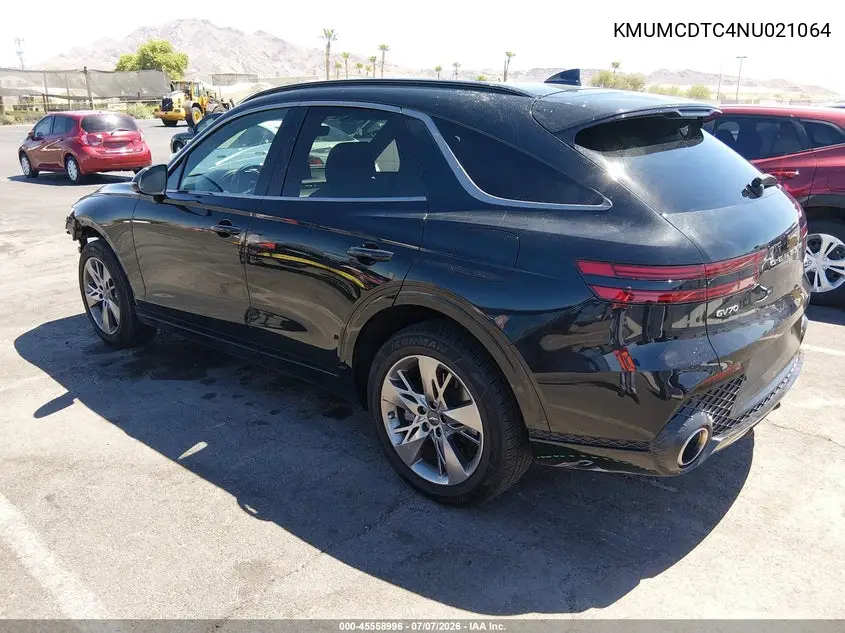 2022 Genesis Gv70 3.5T Awd Sport VIN: KMUMCDTC4NU021064 Lot: 45558996