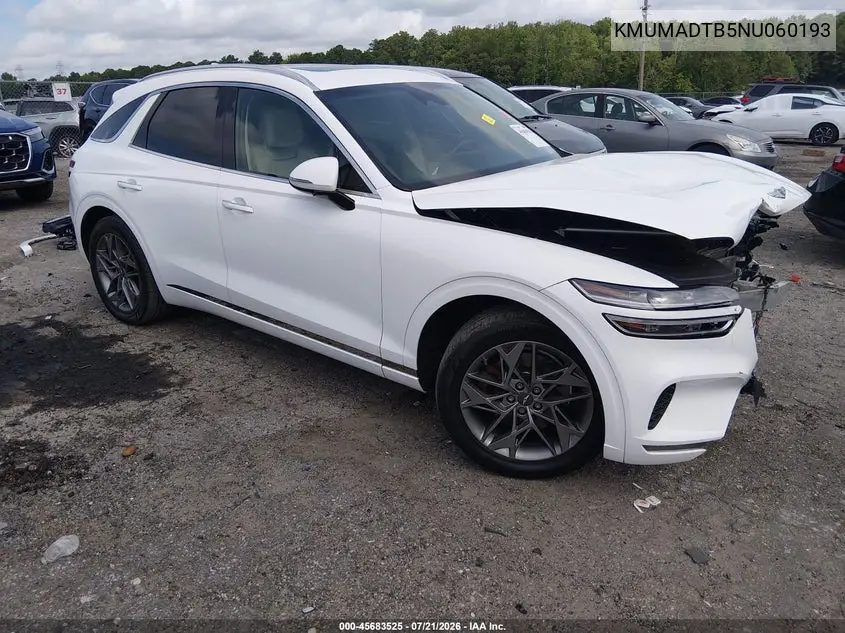 2022 Genesis Gv70 2.5T Awd VIN: KMUMADTB5NU060193 Lot: 45683525