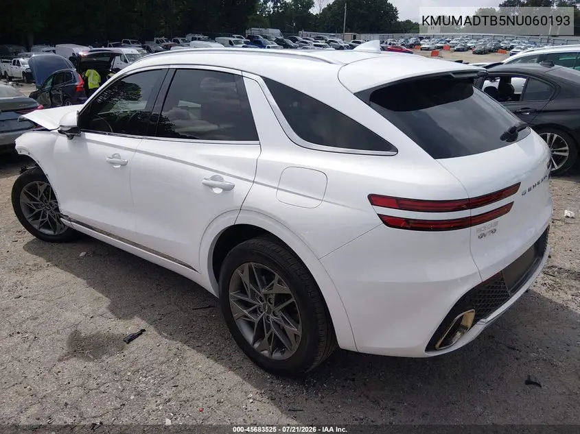 2022 Genesis Gv70 2.5T Awd VIN: KMUMADTB5NU060193 Lot: 45683525