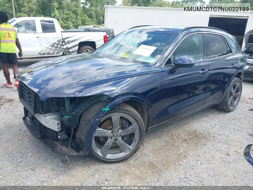 2022 Genesis Gv70 3.5T Awd Sport VIN: KMUMCDTC7NU022189 Lot: 45686136