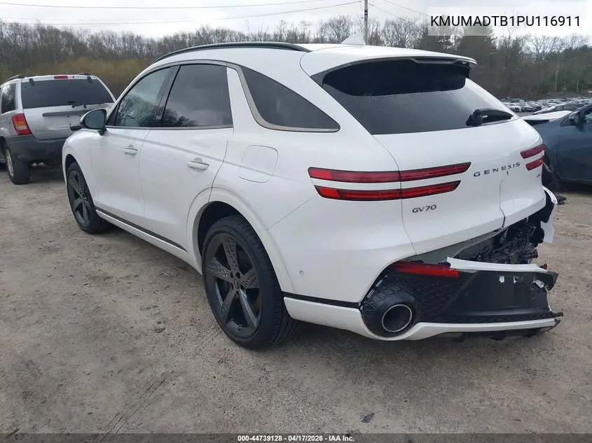 2023 Genesis Gv70 2.5T Awd VIN: KMUMADTB1PU116911 Lot: 44739128