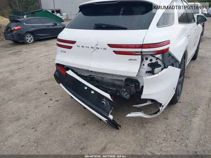 2023 Genesis Gv70 2.5T Awd VIN: KMUMADTB1PU116911 Lot: 44739128