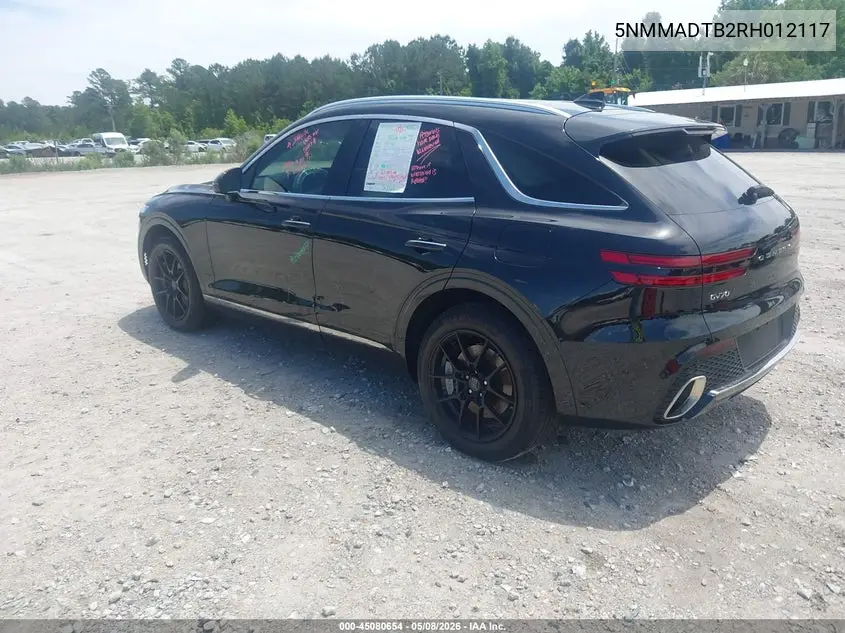 2024 Genesis Gv70 2.5T VIN: 5NMMADTB2RH012117 Lot: 45080654