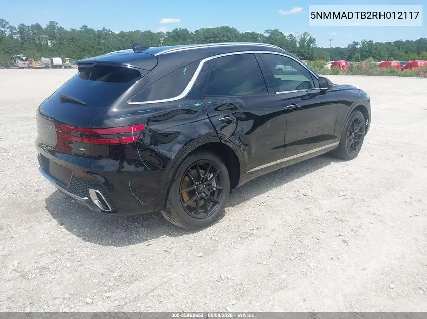 2024 Genesis Gv70 2.5T VIN: 5NMMADTB2RH012117 Lot: 45080654