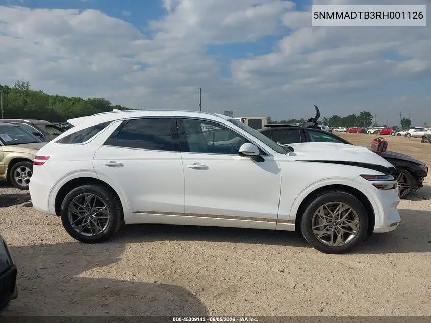 2024 Genesis Gv70 2.5T Awd VIN: 5NMMADTB3RH001126 Lot: 45309143