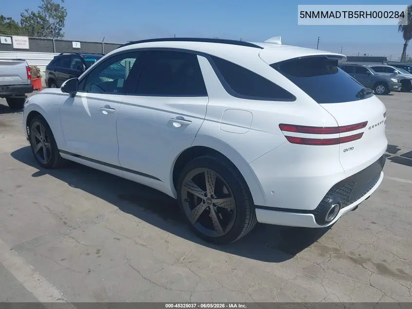2024 Genesis Gv70 2.5T Awd VIN: 5NMMADTB5RH000284 Lot: 45325037