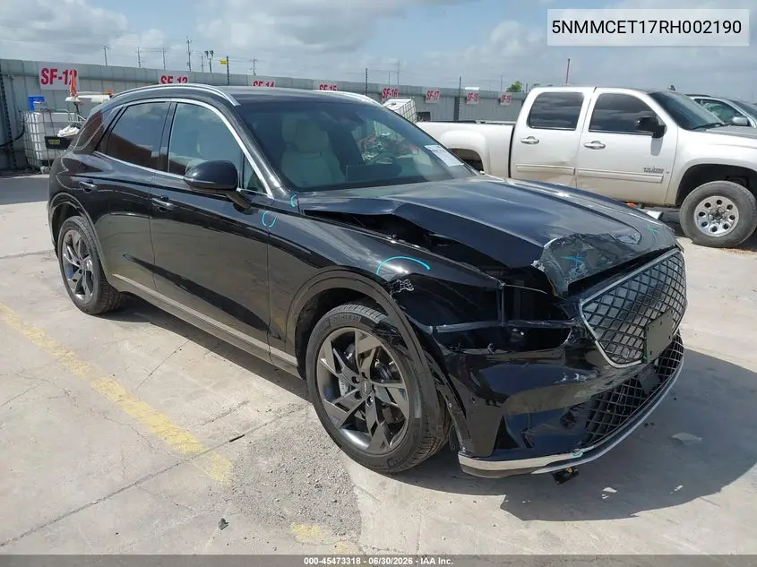2024 Genesis Electrified Gv70 Advanced Awd VIN: 5NMMCET17RH002190 Lot: 45473318