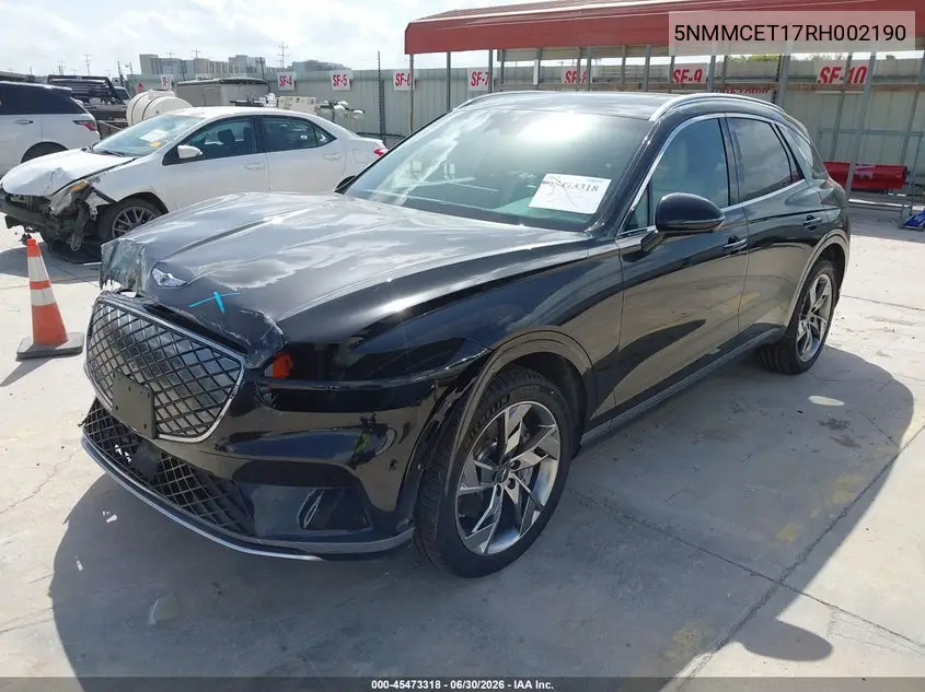 2024 Genesis Electrified Gv70 Advanced Awd VIN: 5NMMCET17RH002190 Lot: 45473318