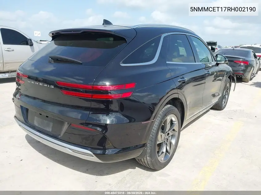 2024 Genesis Electrified Gv70 Advanced Awd VIN: 5NMMCET17RH002190 Lot: 45473318
