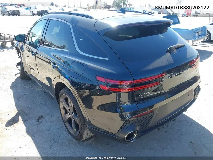 2025 Genesis Gv70 2.5T Awd VIN: KMUMADTB3SU203122 Lot: 44562160