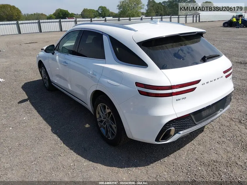 2025 Genesis Gv70 2.5T Awd VIN: KMUMADTB3SU206179 Lot: 44682197