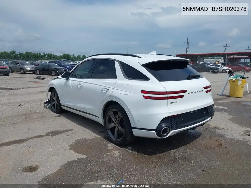 2025 Genesis Gv70 2.5T Awd VIN: 5NMMADTB7SH020378 Lot: 45219853
