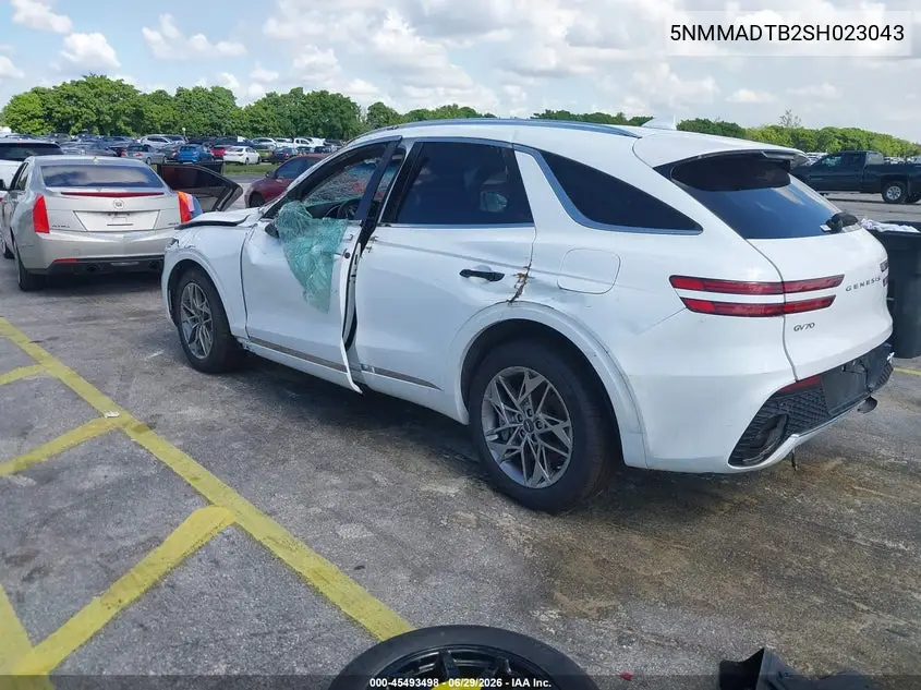 2025 Genesis Gv70 2.5T Awd VIN: 5NMMADTB2SH023043 Lot: 45493498