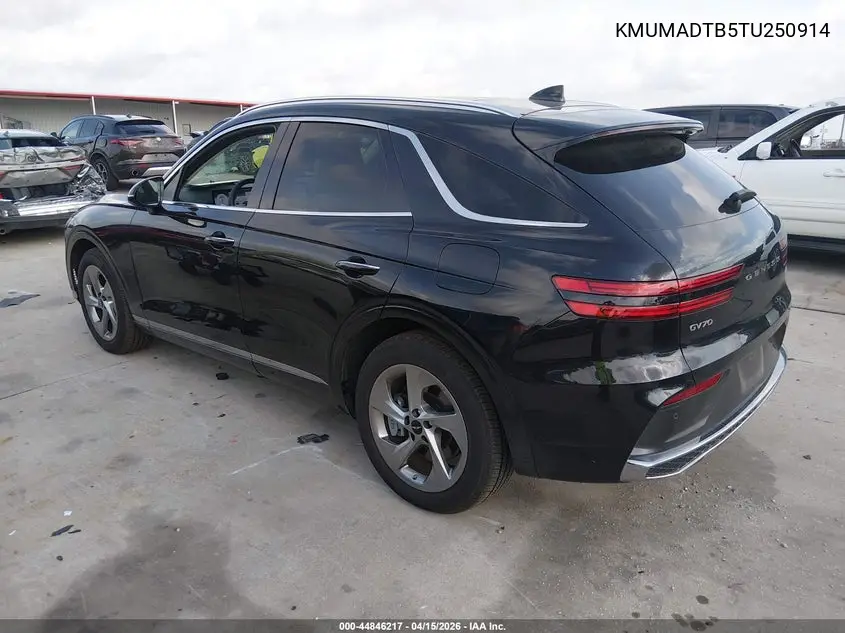 2026 Genesis Gv70 2.5T Select VIN: KMUMADTB5TU250914 Lot: 44846217