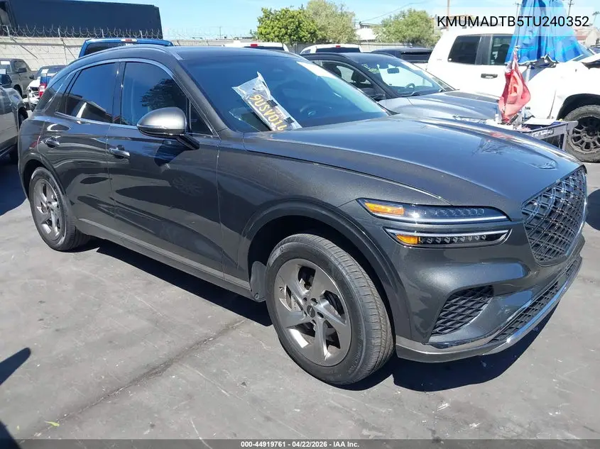 2026 Genesis Gv70 2.5T VIN: KMUMADTB5TU240352 Lot: 44919761