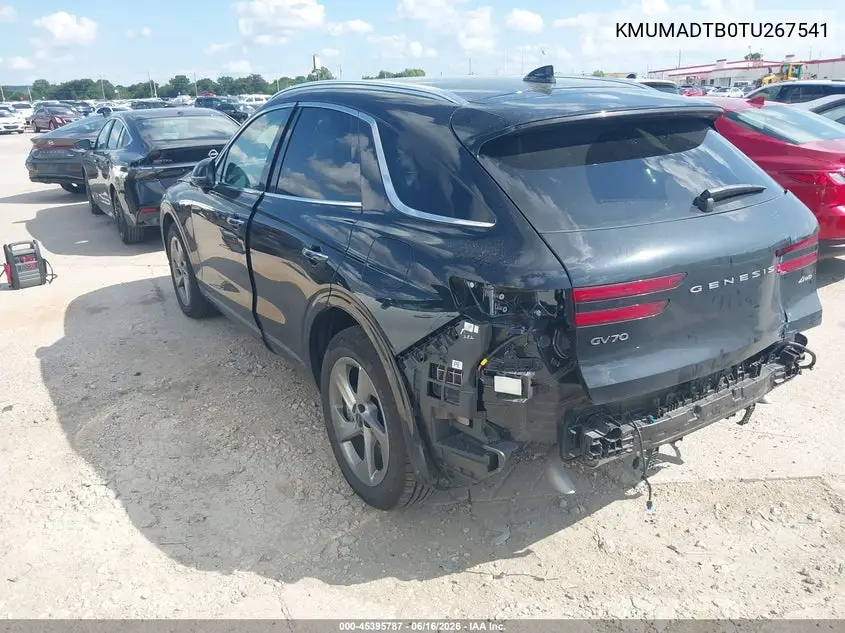 2026 Genesis Gv70 2.5T VIN: KMUMADTB0TU267541 Lot: 45395787