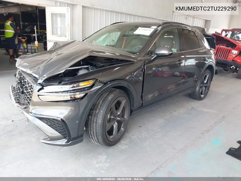 2026 Genesis Gv70 3.5T Sport Prestige VIN: KMUMEDTC2TU229290 Lot: 45500054