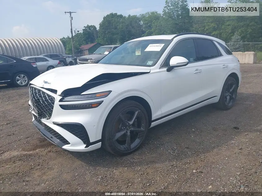 2026 Genesis Gv70 2.5T Sport Prestige VIN: KMUMFDTB6TU253404 Lot: 45515054