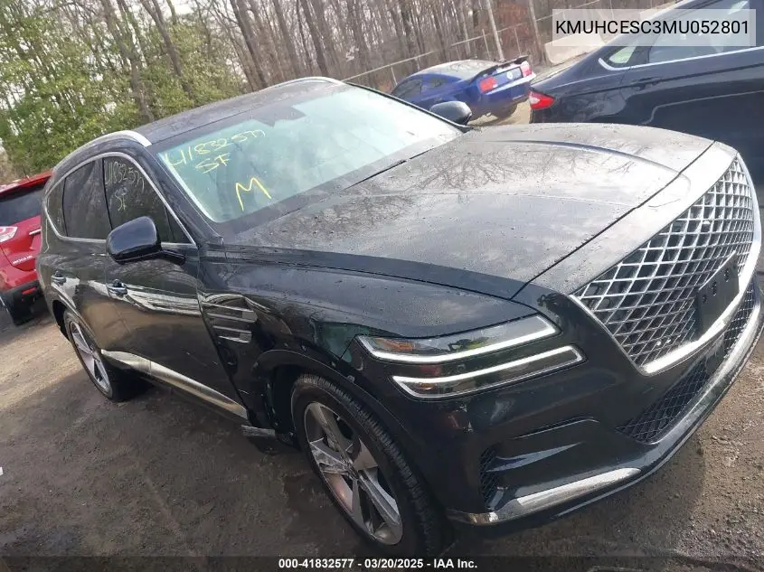 2021 Genesis Gv80 3.5T Awd Advanced VIN: KMUHCESC3MU052801 Lot: 41832577