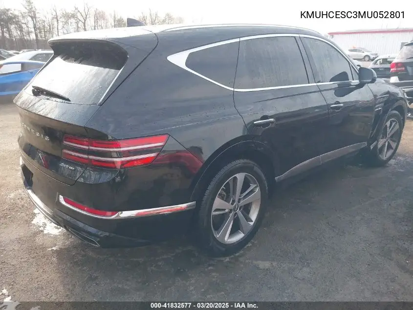 2021 Genesis Gv80 3.5T Awd Advanced VIN: KMUHCESC3MU052801 Lot: 41832577