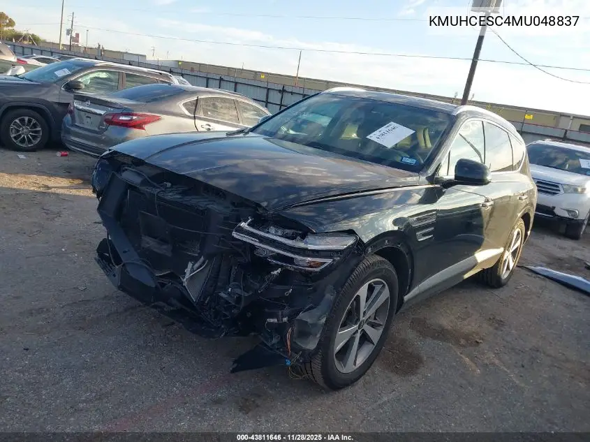 2021 Genesis Gv80 3.5T Awd VIN: KMUHCESC4MU048837 Lot: 43811646
