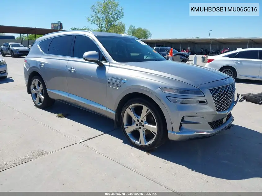 2021 Genesis Gv80 2.5T Awd VIN: KMUHBDSB1MU065616 Lot: 44803278