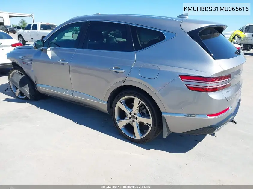 2021 Genesis Gv80 2.5T Awd VIN: KMUHBDSB1MU065616 Lot: 44803278
