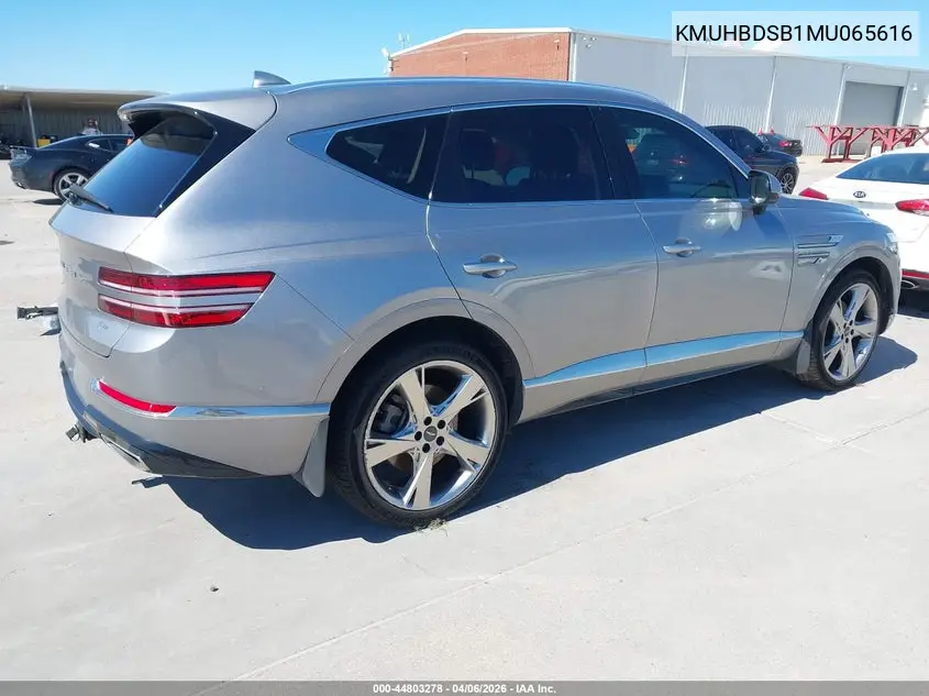 2021 Genesis Gv80 2.5T Awd VIN: KMUHBDSB1MU065616 Lot: 44803278