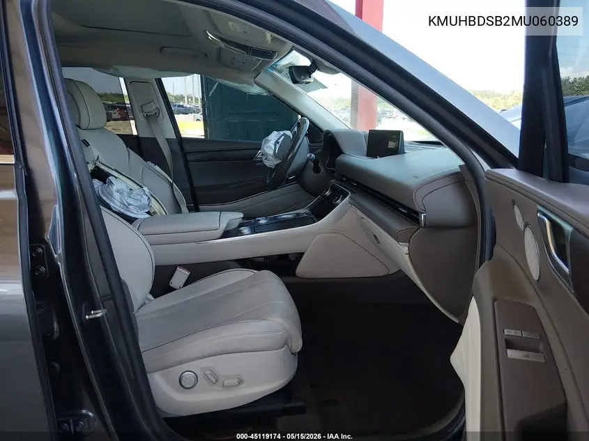 2021 Genesis Gv80 2.5T Awd VIN: KMUHBDSB2MU060389 Lot: 45119174