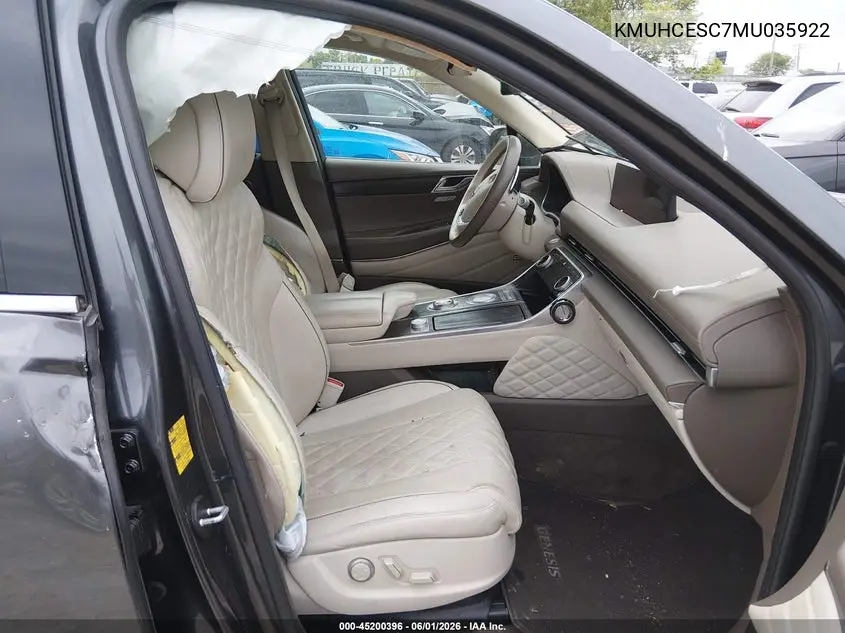 2021 Genesis Gv80 3.5T Awd VIN: KMUHCESC7MU035922 Lot: 45200396