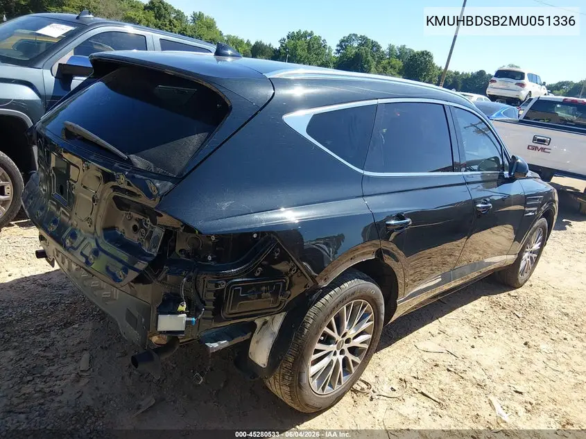 2021 Genesis Gv80 2.5T Awd VIN: KMUHBDSB2MU051336 Lot: 45280533