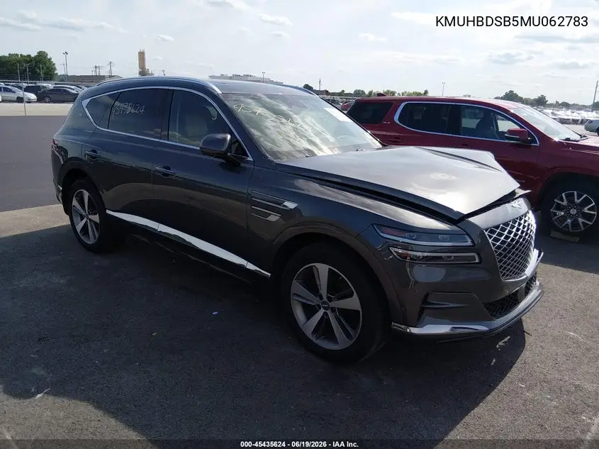 2021 Genesis Gv80 2.5T Awd VIN: KMUHBDSB5MU062783 Lot: 45435624