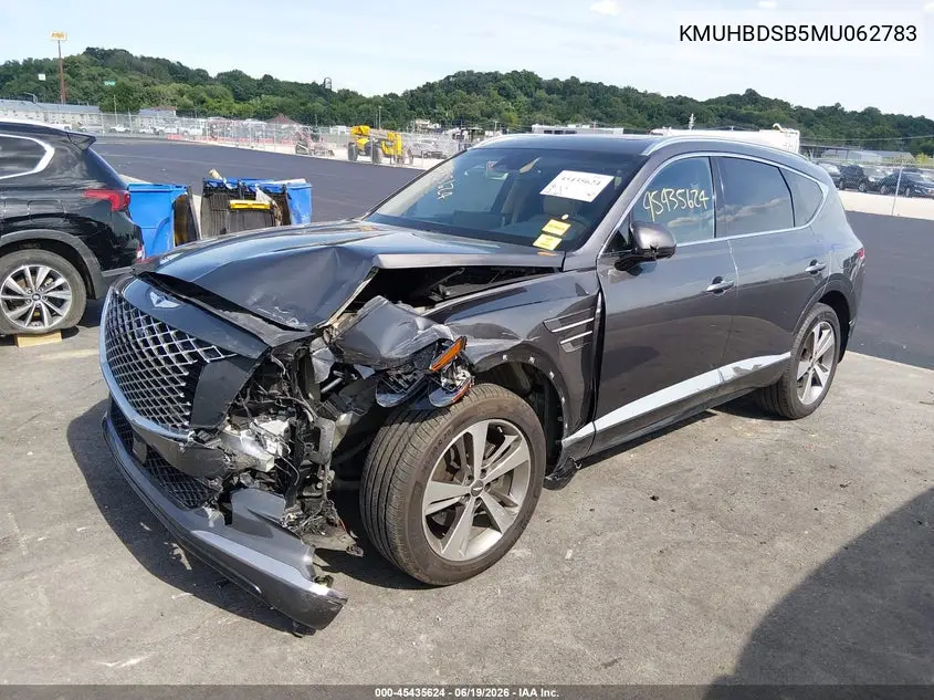 2021 Genesis Gv80 2.5T Awd VIN: KMUHBDSB5MU062783 Lot: 45435624