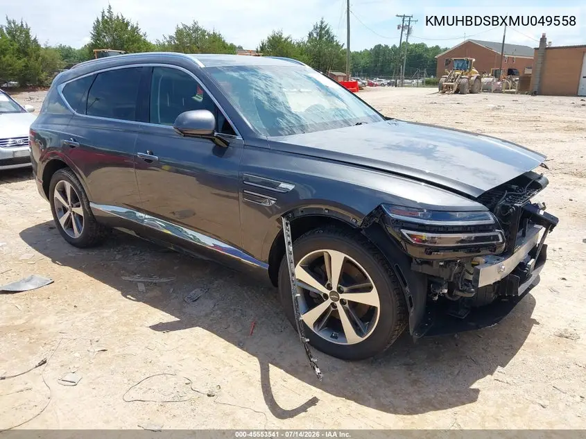 2021 Genesis Gv80 2.5T Awd VIN: KMUHBDSBXMU049558 Lot: 45553541