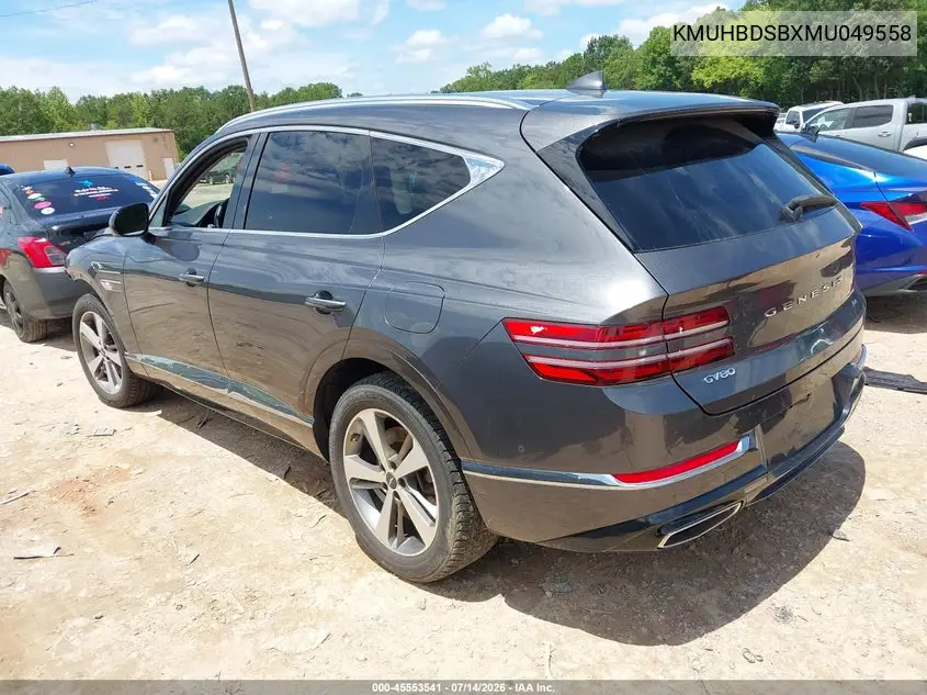 2021 Genesis Gv80 2.5T Awd VIN: KMUHBDSBXMU049558 Lot: 45553541