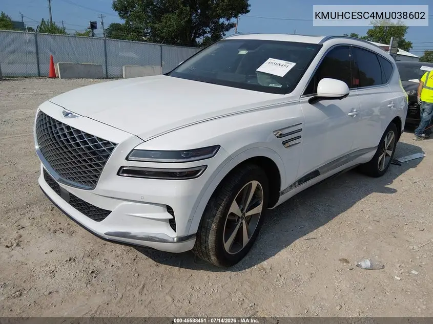 2021 Genesis Gv80 3.5T Awd VIN: KMUHCESC4MU038602 Lot: 45588451
