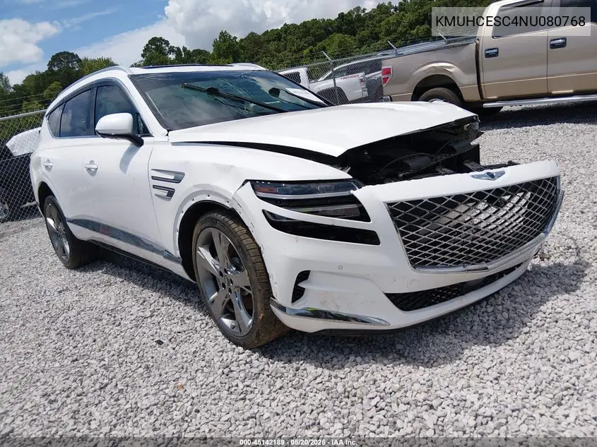 2022 Genesis Gv80 3.5T Awd VIN: KMUHCESC4NU080768 Lot: 45142189